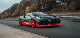 Bugatti Mistral roadster became the fastest in the world (7 photo + 1 video)