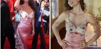 Кто горячее в платье: Кэрис Дуглас или Кэтрин Зета-Джонс (2 фото)