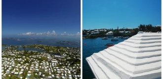 Белая кровля Бермуд: как дефицит пресной воды создал архитектурный символ (10 фото + 1 видео)