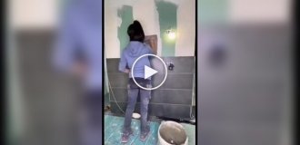 Гарне у ремонті ванної кімнати