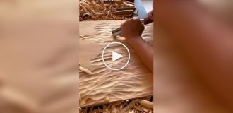 Морские волны из дерева