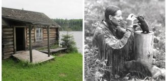 The Gray Owl Cabin - an unusual person with a kind heart (20 photos + 1 video)