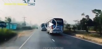 Безумные индийские водители автобусов