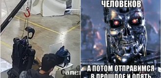 В Китае робот внезапно отлупил инженеров прямо во время тестирования (1 фото + 2 видео)