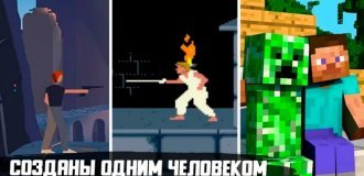 8 popular computer games created by just one person (15 photos)