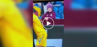 A funny episode at a football match