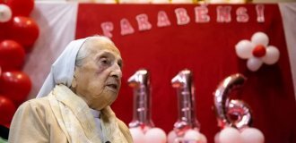 116-year-old nun revealed the secret of longevity - prayer and daily routine (4 photos)