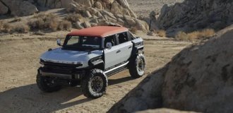 Мечта экстремала, которая не станет реальностью: GM показал компактный концепт Hummer X (7 фото)