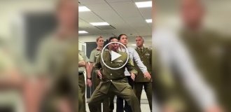 This is how the New Zealand army welcomes a new commander