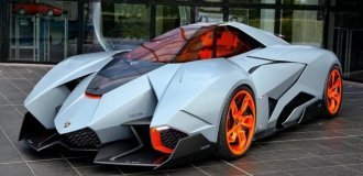 Lamborghini secretly sold a unique concept Egoista for 117 million dollars (11 photos)