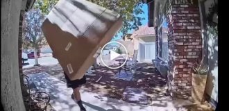 В США телевизор за $1000 разбился после неудачной доставки