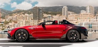 Mercedes-AMG presented the PureSpeed speedster concept at the Formula 1 Grand Prix in Monaco (9 photos)