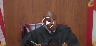 Awkward situation in an American court