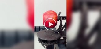 Машинка для чистки яблок 1868 года