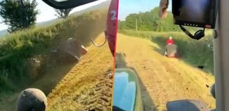 A farmer punished a tourist who camped in his field (6 photos + 1 video)