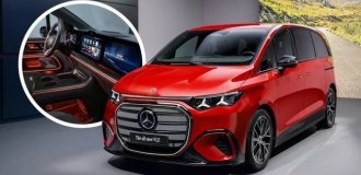 Mercedes представил электрический минивэн VLE (46 фото)