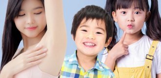 Why do the Japanese depilate their children from childhood (5 photos)