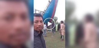 In India, carousels are turned manually - without mechanisms or electricity