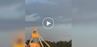 Каскадера госпитализировали после неудачного полета из гигантской катапульты