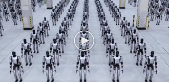 Китайская компания показала армию человекоподобных роботов