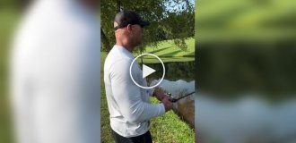 Dwayne Johnson The Rock went fishing