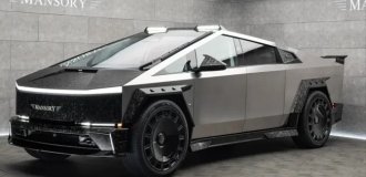 Ателье Mansory приложило руку к электромобилю Tesla Cybertruck (11 фото)