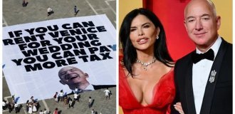Жителі Венеції протестують проти проведення весілля американського мільярдера у місті (3 фото)