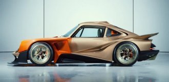 The Kyza превратил классический Porsche в футуристический рестомод (4 фото)