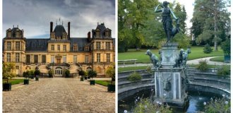 Diana's Fountain in Fontainebleau and the unusual surroundings of the goddess (8 photos + 1 video)