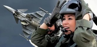 Королева Таиланда впервые в одиночку подняла в воздух истребитель Gripen (1 фото + 2 видео)