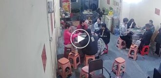 A board game enthusiast's clothes caught fire