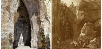 Ухо Дионисия – удивительная пещера с уникальной акустикой и печальной историей (8 фото + 1 видео)