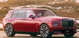 Рендеры нового Rolls-Royce Cullinan (4 фото)