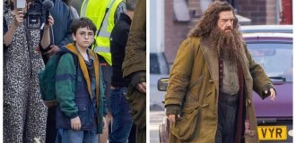 Свежие кадры со съемок сериала про Гарри Поттера (3 фото + 2 видео)