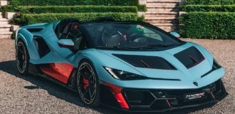 Lamborghini представила гібридний Fenomeno Roadster - найпотужніший відкритий суперкар марки (4 фото)