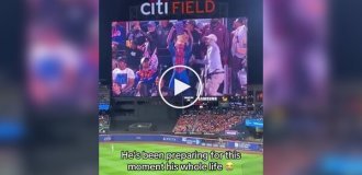 He's been preparing for this his whole life: Spider-Man at the stadium