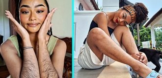 Женщина  отказалась избавляться от волос на теле, утверждая,  что без них чувствует себя голой (3 фото + 1 видео)