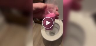 Порошок для девушек, которые стесняются ходить в туалет при парне