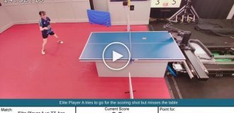 Робот, который играет в настольный теннис как профессионал