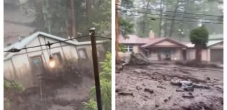 Сильное наводнение накрыло еще один штат США (1 фото + 10 видео)