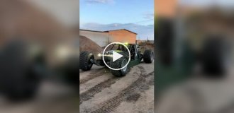 Chinese man builds brutal all-terrain buggy