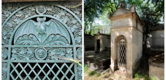 Bats and vampire legends of the Pere Lachaise cemetery (11 photos)