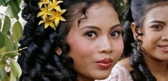 Любопытные фотографии из прошлого стран Азии (21 фото)