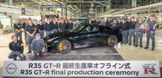 Конец эпохи — последний Nissan GT-R R35 сошёл с конвейера в Японии (2 фото)