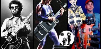 30+ самых безумных гитар в истории рок-музыки (38 фото)