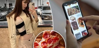The guy ordered pizza and got caught cheating (4 photos)