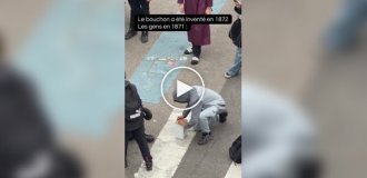 Участник протестов украл канистру с бензином, но не смог ее открыть