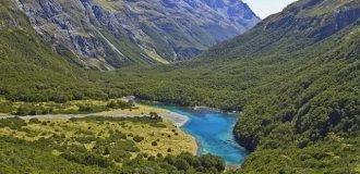 Голубое озеро Нельсон – самое чистое в мире (11 фото)