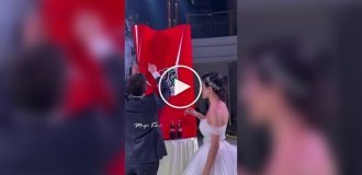 Пара заказала вертел шаурмы на свадьбу