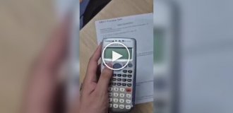Guy built a camera into a calculator and connected it to ChatGPT